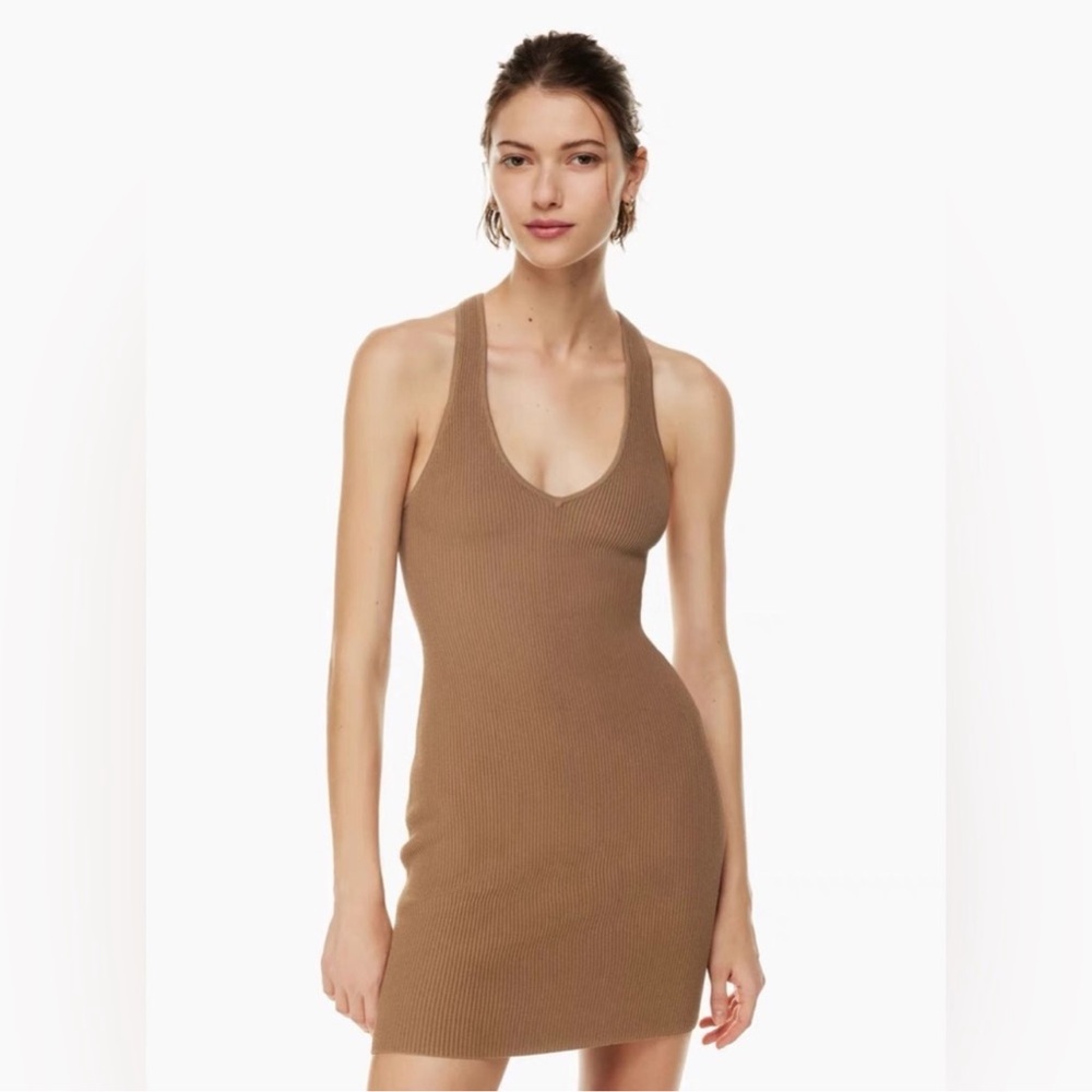 BABATON Sculpt Knit Racerback Dress in Saville
